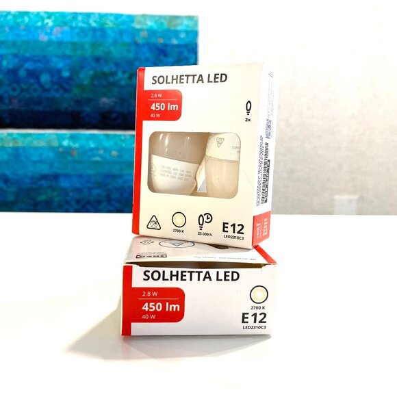 IKEA Solhetta LED lightbulbs. 4 each 250 lm, and 4 each 450 lm - Picture 5 of 12